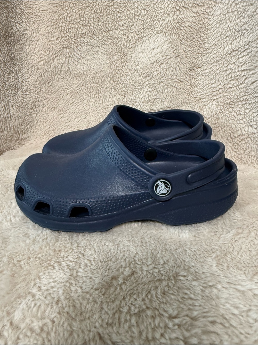 Crocs Bistro Navy Work Clogs Unisex Sz M4 W6